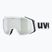 Ochelari de schi  UVEX Gravity FM white matt/mirror silver clear green