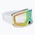 Ochelari de schi UVEX Provoqe V white matt/vario green mirror