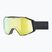 Ochelari de schi UVEX Gravity FM black matt/mirror yellow/orange/clear