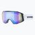 Ochelari de schi UVEX Gravity FM S2 black matt/mirror blue