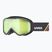 Ochelari de schi pentru copii UVEX Speedy Nova FM S2 black matt/mirror green