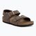 Sandale pentru copii BIRKENSTOCK New York Birkibuc Narrow mocha