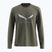 Tricou cu mânecă lungă pentru bărbați Salewa Solidlogo Dry faded green