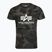 Tricou polo  pentru bărbați  Alpha Industries Basic Camo black camo
