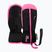 Mănuși de schi pentru copii Reusch Ben Mitten black/ knockout pink