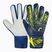 Mănuși de portar Reusch Attrakt Starter Solid albastru premium/galben închis pentru portar Reusch Attrakt Starter Solid