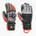 Mănuși de schi pentru bărbați Reusch Worldcup Warrior SC black/silver/fluo red