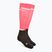 Șosete compresive de alergat pentru femei CEP Tall 4.0 pink/black