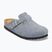 Șlapi BIRKENSTOCK Boston Suede Leather stone blue