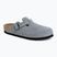 Șlapi BIRKENSTOCK Boston Suede Leather stone blue
