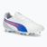 Încălțăminte de fotbal pentru bărbați  PUMA King Match MxSG puma white/bluemazing/flat light grey/sunset glow