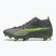 Încălțăminte de fotbal pentru bărbați PUMA Ultra 5 Match+ FG/AG matte aged silver/yellow alert/puma aged silver