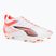 Încălțăminte de fotbal pentru copii PUMA Ultra 5 Match FG/AG Jr puma white/puma black/glowing red
