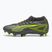 Încălțăminte de fotbal pentru bărbați PUMA Ultra 5 Play+ FG/AG matte aged silver/yellow alert/puma aged silver