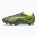 Încălțăminte de fotbal PUMA Ultra 5 Play FG/AG matte aged silver/yellow alert/puma aged silver