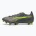 Încălțăminte de fotbal pentru bărbați PUMA Ultra 5 Match FG/AG matte aged silver/yellow alert/puma aged silver