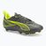 Încălțăminte de fotbal pentru copii PUMA Ultra 5 Play FG/AG Jr matte aged silver/yellow alert/puma aged silver