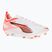 Încălțăminte de fotbal pentru copii PUMA Ultra 5 Pro FG/AG Jr puma white/puma black/glowing red