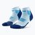 Șosete compresive pentru femei CEP Run Low Cut 5.0 ice/blue