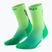Șosete compresive pentru bărbați CEP Run Edt. Gradient Mid Cut Compression 5.0 green/lime fade
