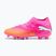 Încălțăminte de fotbal pentru copii PUMA Future 9 Pro FG/AG Jr poison pink/puma wht/sun stream/bright aqua/puma blk