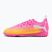 Încălțăminte de fotbal pentru copii PUMA Future 9 Play TT poison pink/puma white/sun stream/bright aqua/puma black