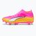 Încălțăminte de fotbal PUMA Ultra 6 Match + FG/AG poison pink/puma white/sun stream/bright aqua/puma black