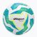 Minge de fotbal uhlsport Lite Soft 350 white/light blue/fluo yellow mărime 5