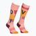 Șosete de schi pentru femei ORTOVOX Freeride Long Socks Cozy bloom