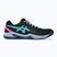 Încălțăminte de padel pentru bărbați ASICS Gel-Dedicate 8 black/energy aqua