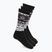 Șosete de schi Surfanic Pro Tech  3 pak Fairisle black