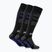 Șosete de schi Surfanic Pro Tech Plus 3 pak brilliant blue