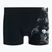 Speedo Allover V-Cut Aquqshort pentru bărbați negru/gri 68-09734F330