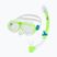 Set de snorkeling pentru copii Speedo Adventure green gecko/clear