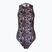 Costum de înot dintr-o bucată pentru femei ZONE3 OWS Renew High Neck black/white