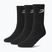 Șosete pentru bărbați BOXRAW Crew 3 pairs black