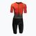 Combinezon de triatlon pentru bărbați HUUB Collective Tri Suit black/red fade