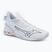 Încălțăminte de handbal pentru femei Mizuno Wave Mirage 5 white/navy peony/peach parfait