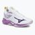 Încălțăminte de volei pentru femei Mizuno Wave Dimension white/patrician purple/quince