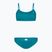 Costum de baie din două piese pentru femei Nike Essential Sports Bikini albastru deschis NESSA211-345