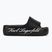 Papuci pentru femei KARL LAGERFELD Kobo II Hotel Logo black eco eva