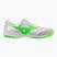 Încălțăminte de fotbal pentru bărbați Mizuno Morelia Sala Pro TF white/neon green/galaxy silver