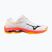 Încălțăminte de volei Mizuno Wave Voltage 2 white/fiery coral 2/citrus