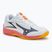Încălțăminte de volei pentru copii Mizuno Lightning Star Z7 alb/coral aprins 2/citrus
