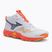 Încălțăminte de volei Mizuno Wave Momentum Elite Mid white/fiery coral 2/citrus