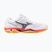 Încălțăminte de handbal Mizuno Wave Phantom 3 white/fiery coral 2/citrus