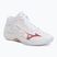 Încălțăminte de volei pentru femei Mizuno Lightning Select Mid white/rose elegance/lava falls