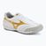 Încălțăminte de fotbal Mizuno Morelia Sala Elite TF white/football gold/galaxy silver