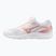 Încălțăminte de volei pentru femei Mizuno Cyclone Speed 5 white/rose elegance/lava falls
