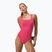 Costum de baie întreg pentru femei Speedo Flex Band with Swim Bra raspbery fill/vermilion/punch